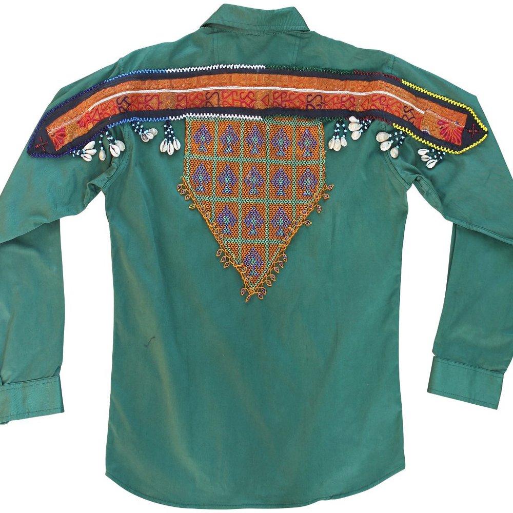 Embellished Ethnic Tie-Dye Top - Picture 12 of 16